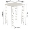 Artloge Heavy Duty Metal Wedding Ceremony Arbor Arch Outdoor Garden Pergola Gazebo Trellis with UV-Proof Roof Cover for Party Engagement Decoration - 3 of 4