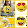 ArtCreativity 11" Assorted Emoji Pillows (Pack of 6) - 4 of 4