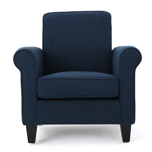 Freemont Club Chair Dark Blue Christopher Knight Home Target