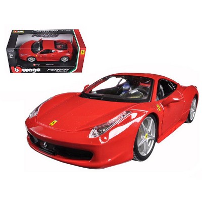 Ferrari 458 Italia Red 1/24 Diecast Model Car by Bburago