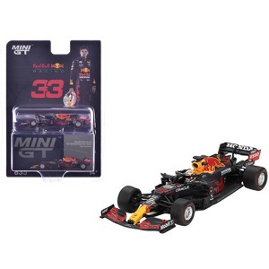 Red Bull RB16B #33 Max Verstappen Winner Formula One F1 "Abu Dhabi GP" (2021) Limited Edition 1/64 Diecast Model Car by Mini GT - 1 of 4