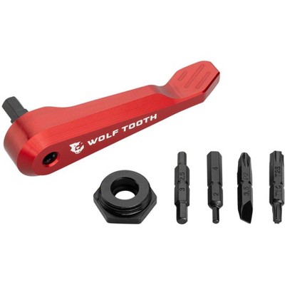 Wolf Tooth Axe Handle Multi-Tool - Red Minimalist, Lightweight