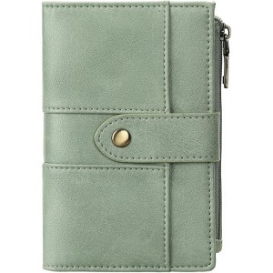 FATMOON Small Wallet for Women - RFID Blocking Compact PU Leather Bifold with 13 Card Slots & 3 ID Windows for Daily Use,Travel - 1 of 4