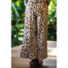 Women's Cheetah Print Wide Leg Pants - Look Mode USA - 4 of 4