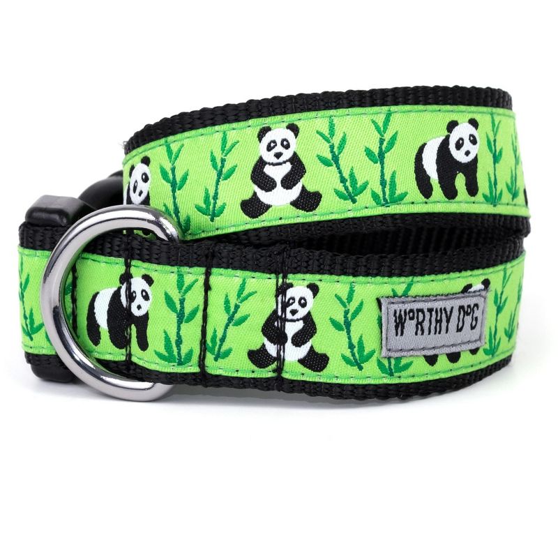 The Worthy Dog Pandas Dog Collar, 1 of 5