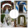 Garden Arch, Wedding Arch - 8.5FT Metal Trellis for Climbing Plants, Rust-Free Powder Coated Steel, White - 4 of 4