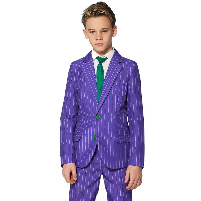 Suitmeister Boys Party Suit - The Joker Costume - Purple, 3 of 4