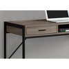 PAGED Simple Modern Computer Desk, 47" L Home Office Desk with 2 Storage Drawers and Metal Legs for Office - 3 of 4