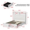 FUFU&GAGA White Queen - Size Bed,Headboard with LED Lights,Socket,and Under - Bed Storage Drawers - 4 of 4