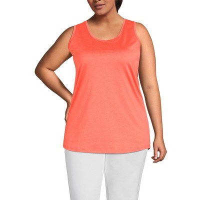 Lands' End Women's Supima Cotton Tunic Tank Top