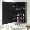 CSBDHome LED Lighted Aluminum Bathroom Mirror Cabinet with Adjustable Shelves, Demister, and IP44 Waterproof Rating - 2 of 4