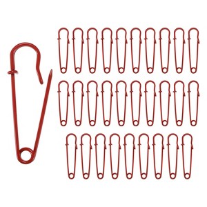 Unique Bargains Sewing Large Safety Spring Lock Blanket Bulk Pins 30 Pcs - 1 of 4