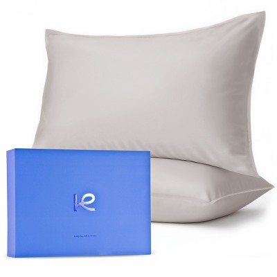 Kickoff 100% Bamboo Viscose Pillowcases Only, Hidden Zipper, Cooling Breathable, Bedding Pillow Covers for Hot Sleepers