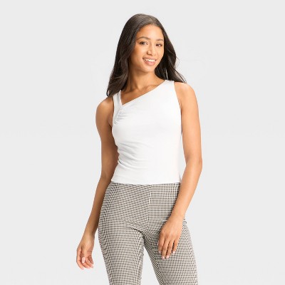 Women's Asymmetrical Hem Tank Top - Wild Fable™