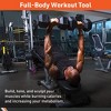 Body Sport Rubber Encased Hex Dumbbell Weight, Strength Training Equipment for Home Gym, Black - 4 of 4