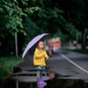 Clotth Travel Mini Umbrella for Purse With Case Small Compact UV Sun Protection Sun Lightweight Tiny Pocket Umbrella for Women Kids and Men - 2 of 4