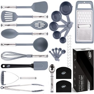 Kaluns Kitchen Utensils Set, Nylon and Stainless Steel Cooking Utensils, Dishwasher Safe and Heat Resistant Kitchen Tools - 1 of 4