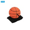 Unique Bargains Rubber Rebound Sports Wrist Ball with String for Exercise 4 Pcs Fluorescent Orange - 3 of 4