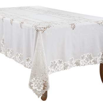 Saro Lifestyle Classic Lace Tablecloth