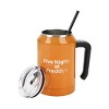 Five Nights At Freddy's Freddy Brown 30 Oz Double Wall Stainless Steel Tumbler With Handle - 2 of 4
