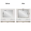 Amanti Art Mirror Makeover Bathroom Mirror Frame Border Kit - Fully Assembled Peel and Stick Frame - Mirror NOT Included - Dove Greywash Narrow Trim - 3 of 4