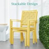 Best Choice Products 3-Piece Stackable Patio Bistro Set, Outdoor Chat Furniture w/ 2 Chairs, Table - 4 of 4