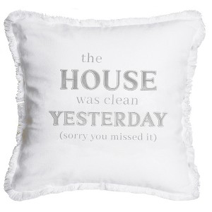 Pavilion Gift Company - Yesterday - 18" Throw Pillow Cover - Throw Pillow Covers - 1 of 4