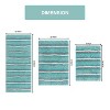 Home Weavers Glamour Collection 100% Polyester Microfiber Bathroom Rug, Non Slip Bath Mat Water Absorbent Soft Microfiber Shaggy Mat Machine Washable - 3 of 4