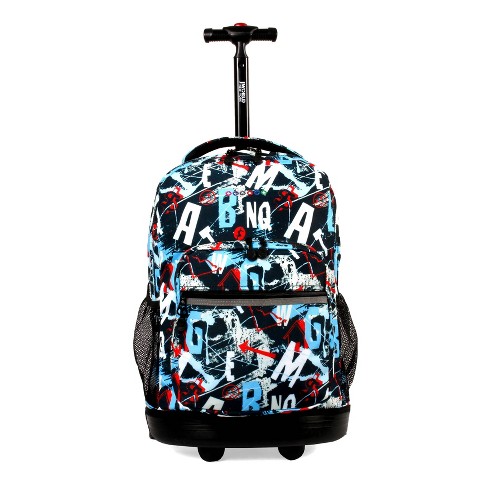 Rolling backpacks shop in store