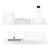 Unique Bargains Bathroom Bedroom Kitchen Acrylic Floating Shelves for Wall-mounted - 3 of 4