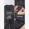 X RAY 3 Pack Kids And Boys 100% Cotton Long Sleeve Hoodie T-Shirts - 3 of 4