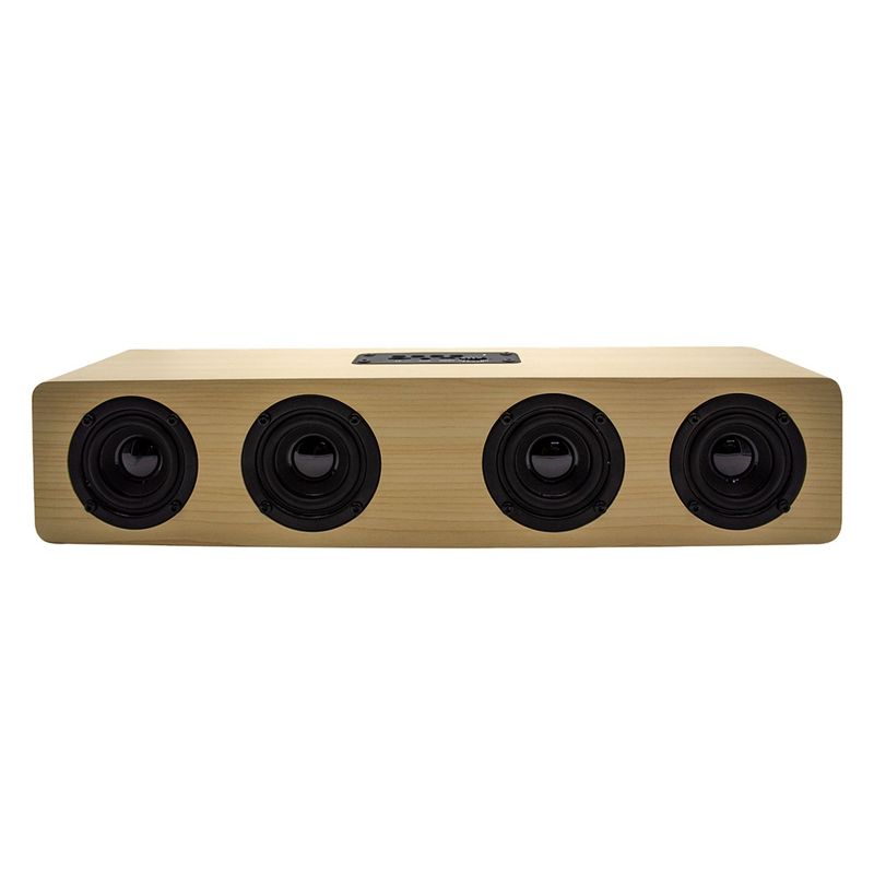 Link SoundForest Wooden Wireless Speaker FM Radio Bluetooth Hands-Free Calling Perfect for Outdoor Activities Parties Meetings Up to 4 Hours Playtime, 3 of 5