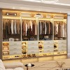 Aheaplus 30'' Freestanding Closet Organizer with Hanging Rods and Drawers, Closet System with Storage Shelves - 2 of 4