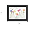 HomeRoots Live Life in Full Color Tulips Black Framed Print Wall Art - 3 of 4