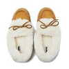 Lands' End Women's Fluffy Lined Indoor Outdoor Moccasin Slippers - 2 of 4