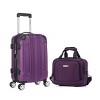 Rockland London Hardside Expandable Spinner Wheel Luggage Carry On Suitcase - 2 of 4