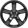 OE Wheels LLC DG12-20080-5115-24B Black Wheel Painted (20 x 8. inches /5 x 115 mm, 24 mm Offset) - 2 of 3