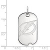 Black Bow Jewelry Sterling Silver Tampa Bay Lightning NHL Pendant - 2 of 3