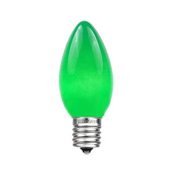 Novelty Lights Ceramic C9 Incandescent Traditional Vintage Christmas Replacement Bulbs 25 Pack