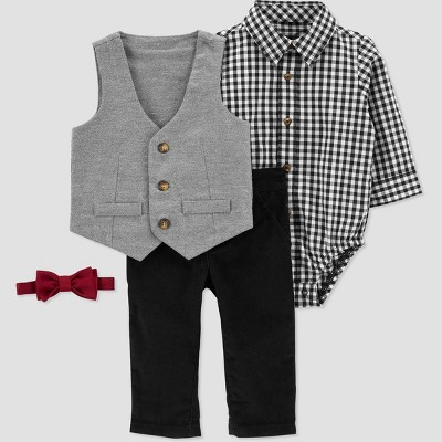 Carter's Just One You® Baby Boys' Vest Top & Bottom Set - Gray 12M