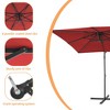 Sonkuki 8.2×8.2FT Outdoor Patio Umbrella, Square Canopy Offset Umbrella for Villa Gardens, Lawns and Yard - 4 of 4