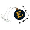 ETSU Primary Logo Mini Small Tiny Wood Christmas Tree Holiday Ornament - 4 of 4