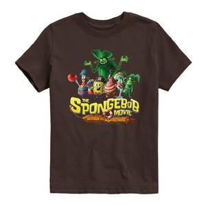 Boys' - Spongebob Squarepants - Spongebob: The Search For Squarepants Logo Short Sleeve Graphic T-Shirt - 1 of 4