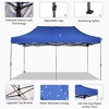 Ainfox 10ft x 20ft Outdoor Gazebo Canopy Tent without Sidewalls Heavy Duty Tent for Party Wedding Events Beach BBQ - 4 of 4