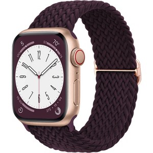 HTUTWOOO Braided Bands With Magnetic Clasp Compatible with Apple Watch Band 38mm 40mm 41mm 42mm 44mm 45mm 46mm 49mm, for Women Men - 1 of 4