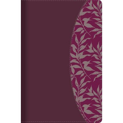 Rvr 1960 Biblia de Estudio Para Mujeres, Vino Tinto/Fucsia Símil Piel Con Índice - (Leather Bound)