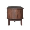 GlasFlength TV Stands and Consoles, Stylish Entertainment Center for Living Rooms, Modern Designs for Classic Interiors, Brown,66.9”*15.6”*15.4" - 2 of 4