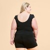 Blogilates Women's Sweetheart Cropped Short Sleeve Shirt - 2 of 4