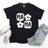 Simply Sage Market Women's Mama Square Flower Grunge Short Sleeve Garment Dyed Tee - 2 of 4