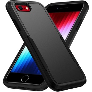 Entronix Case Compatible with iPhone 8/7/SE - Soft-Touch Dual-Layer Sleek Cover - 1 of 4